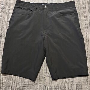 G-MAC Apparel Black Flat Front Men's Shorts